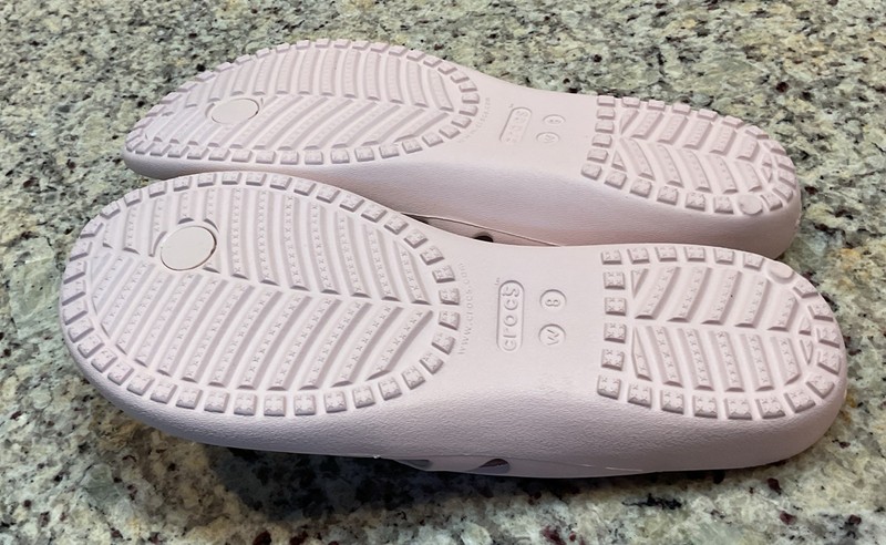 CROCS Women's Sz 8/EUR 38 - 39 Kadee II BARELY PINK Flip-Flop 202492-6PI NWT gallery