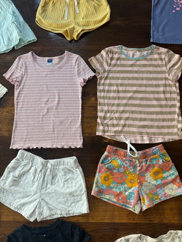 37 Piece Girls Size 7/8 (M) Gap, Crewcuts & Carters Summer Clothes Lot gallery