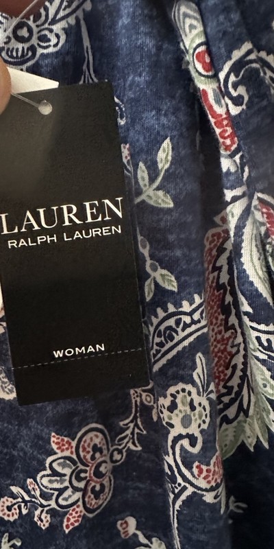 LAUREN RALPH LAUREN PAISLEY MULTICOLOR NIGHTGOWN SOFT 12Xor3X Buyers Choice NWT gallery