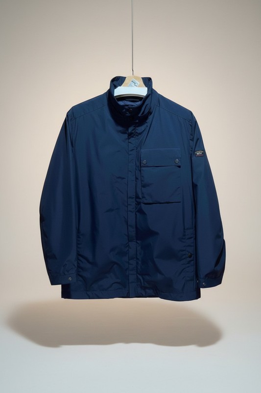 Paul & Shark Typhoon 20000 Jacket Navy Blue Men's Size L Waterproof