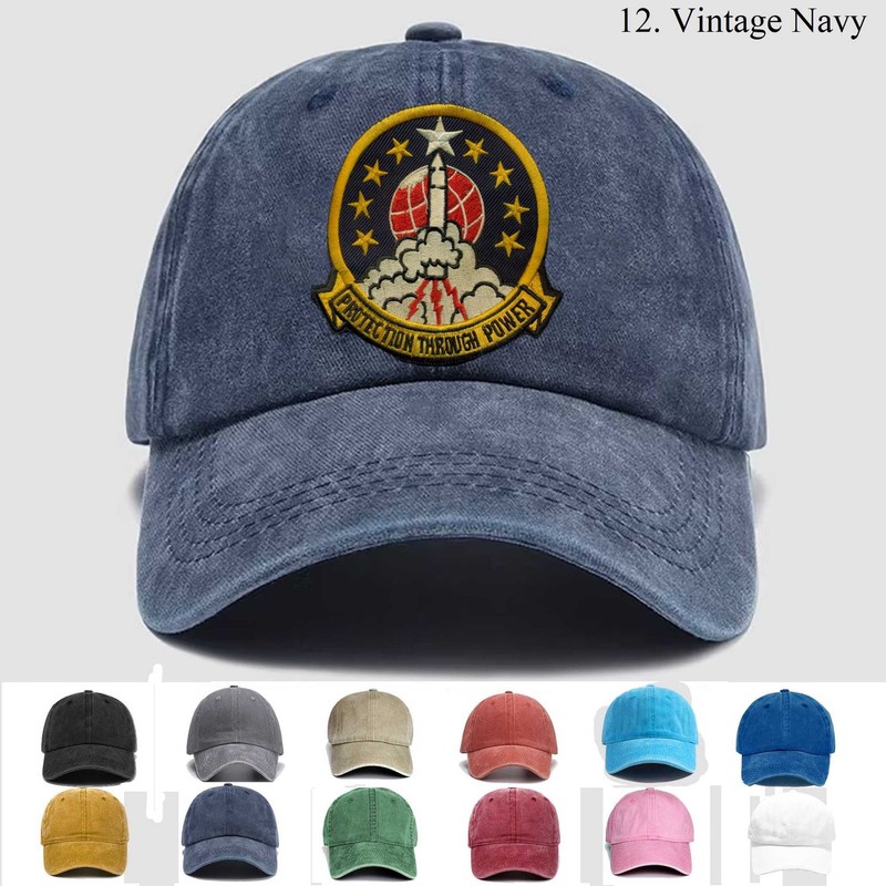 Customized Embroidered Hat 374th Strategic Missile Sq Icbm-titan, Trucker Hat
