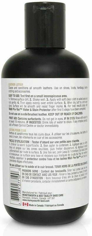 Leather Lotion - Cleaner, Conditioner, & Preserver by Moneysworth and Best (7oz) gallery