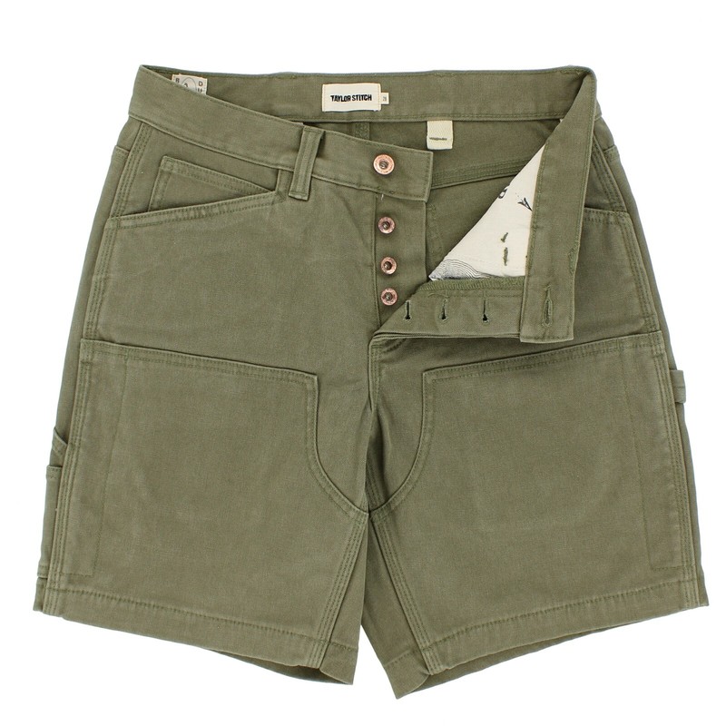 Taylor Stitch Shaper Shorts, Men's, Sand Boss Duck, 8 inch Inseam gallery