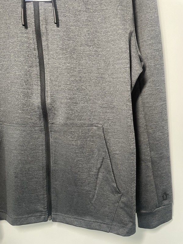 Original Penguin Sport Full Zip Jacket Men’s M Gray Dark Caviar Heather gallery