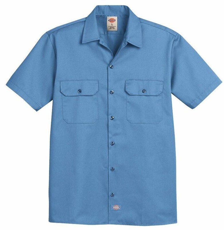 Dickies Men's Size S-2XL 3XL 4XL 5XL Short Sleeve Work Shirt Shop Mechanics 1574 gallery