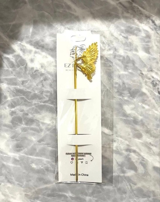 Gold butterfly hairpin Japanese style hair accessory, wedding, yukata, kimono