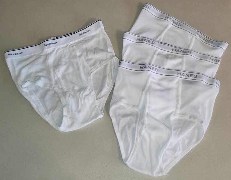 Hanes Comfort Flex Men’s Full Rise Briefs (3) + Vintage 1990s FTL (1)! Sz Medium