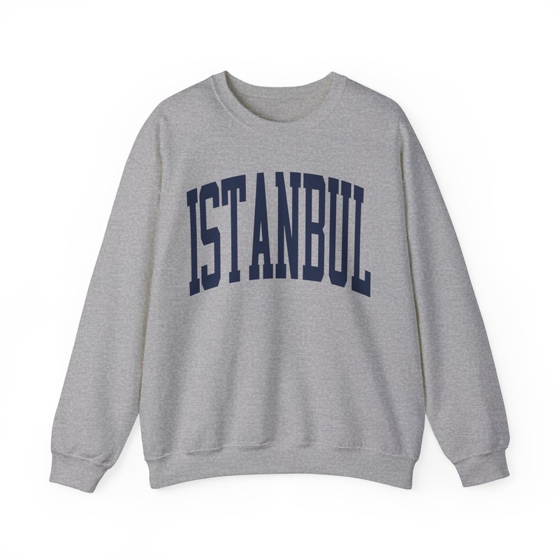 Istanbul Turkey Trip Vacation Moving Sweatshirt Gifts Crew Neck Shirt Long Men