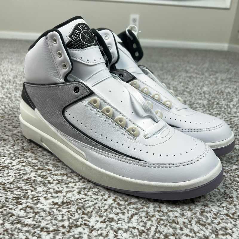 Jordan Shoes Mens Size 10.5 White Air Jordan 2 Retro Python Basketball Sneaker