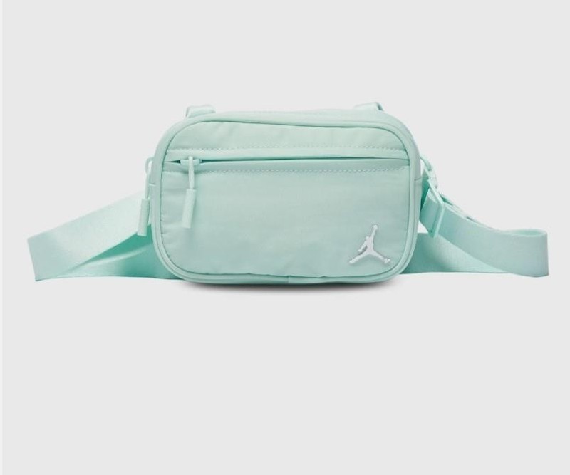 NEW Jordan Alpha Camera Bag Unisex One Size Mint Green Detachable Shoulder Strap