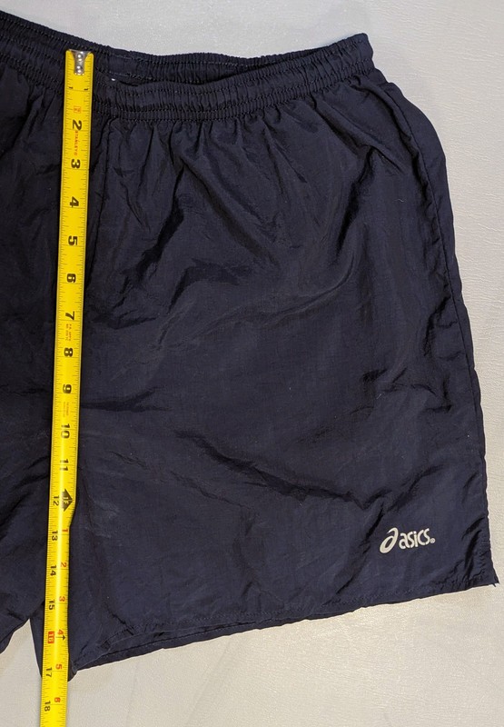 ASICS Athletic Running Shorts Size L - Dark Navy Blue - Coolmax Lining gallery