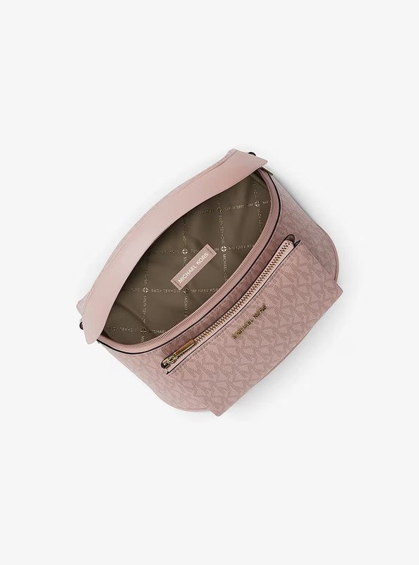 Michael Kors Slater Medium Signature Logo Sling Pack Powder Blush MK gallery