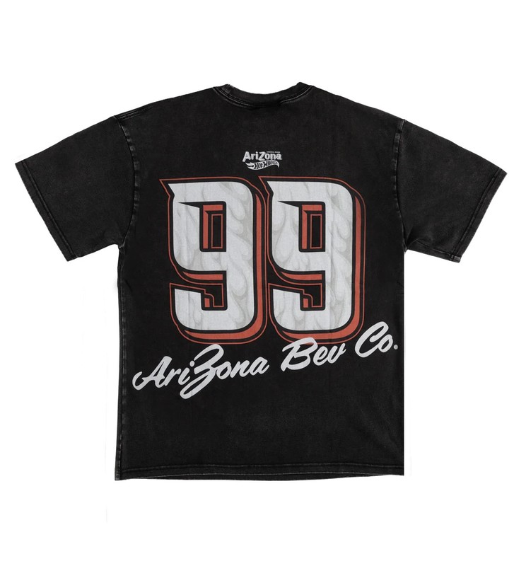 Hot Wheels x Arizona Black 99 Cotton T-Shirt Large Graphic Tee NWT