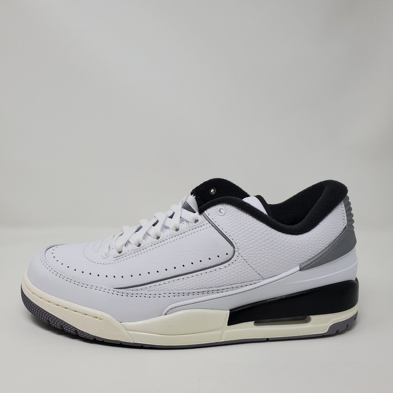 Nike Air Jordan 2/3 White Black Metallic Silver FD0383-148 Men's Size. 12 gallery