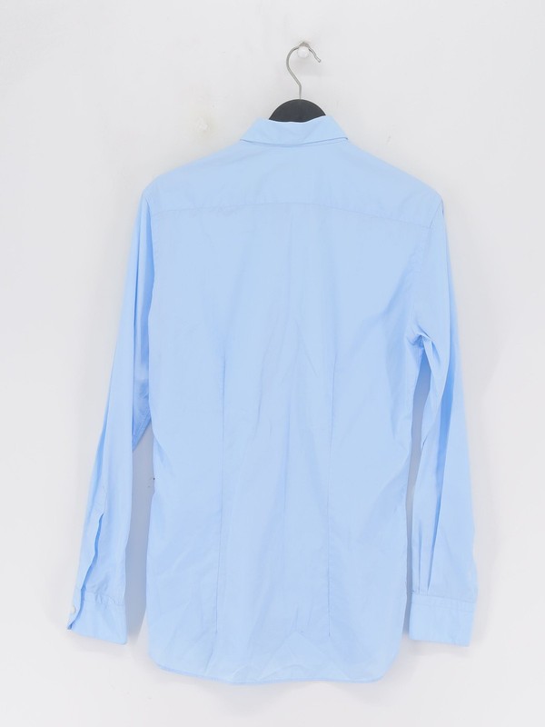 A. Sauvage Men's Shirt Collar: 14.5 in Blue 100% Other Basic gallery