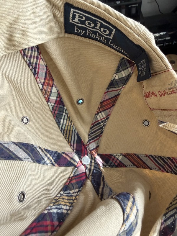 Polo Ralph Lauren Canoeing Distressed Cap Strapback Khaki Fishing Outdoor VTG gallery