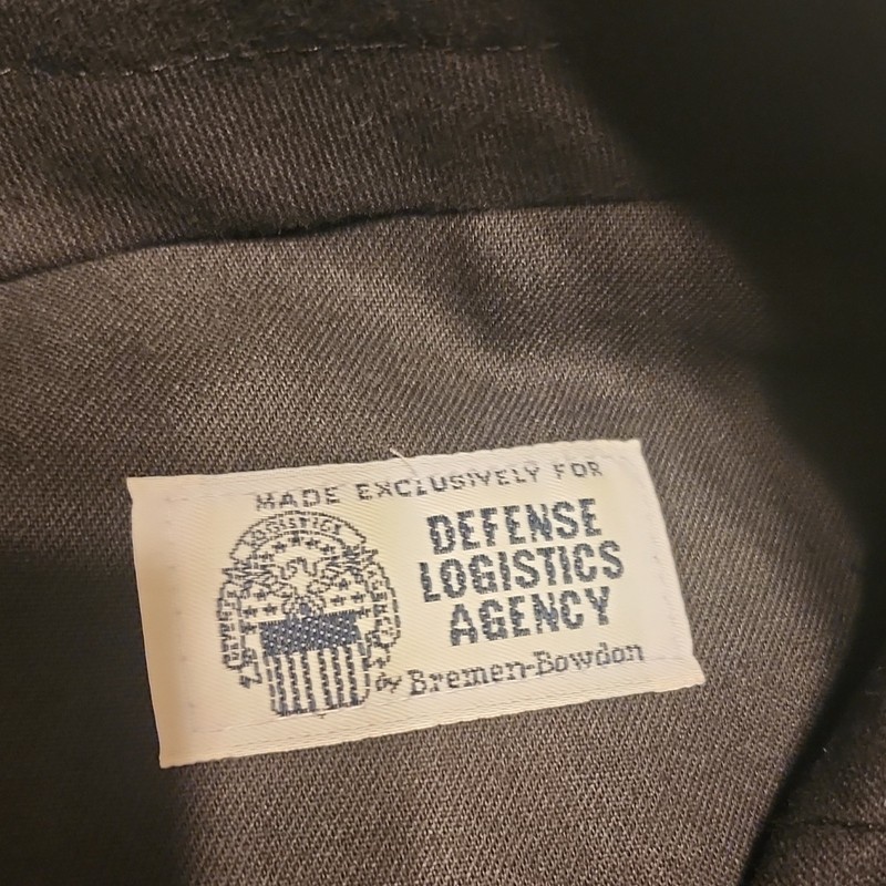 Defense Logistics Agency Green Wool-Poly Gabardine Military Dress Pants 36W gallery