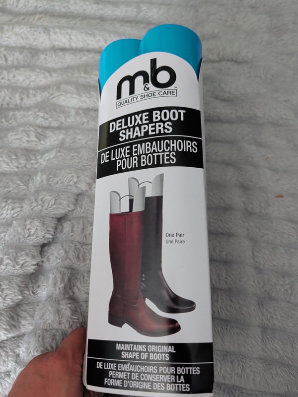 Moneysworth and Best Deluxe Boot Shapers - Blue (1 Pair)