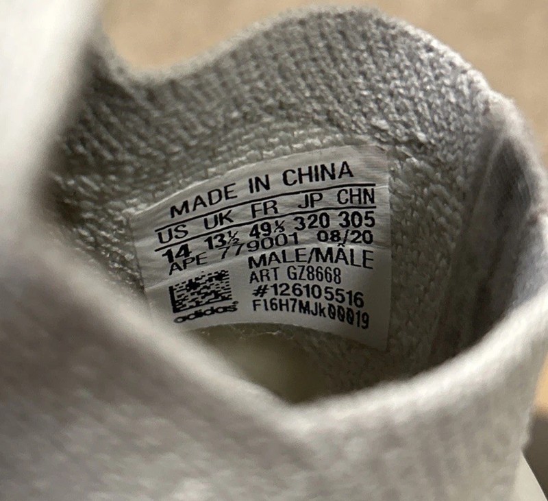 Yeezy Boost 380 Calcite Glow GZ8668 Size Men’s 14 With OG Box & Extra Laces gallery
