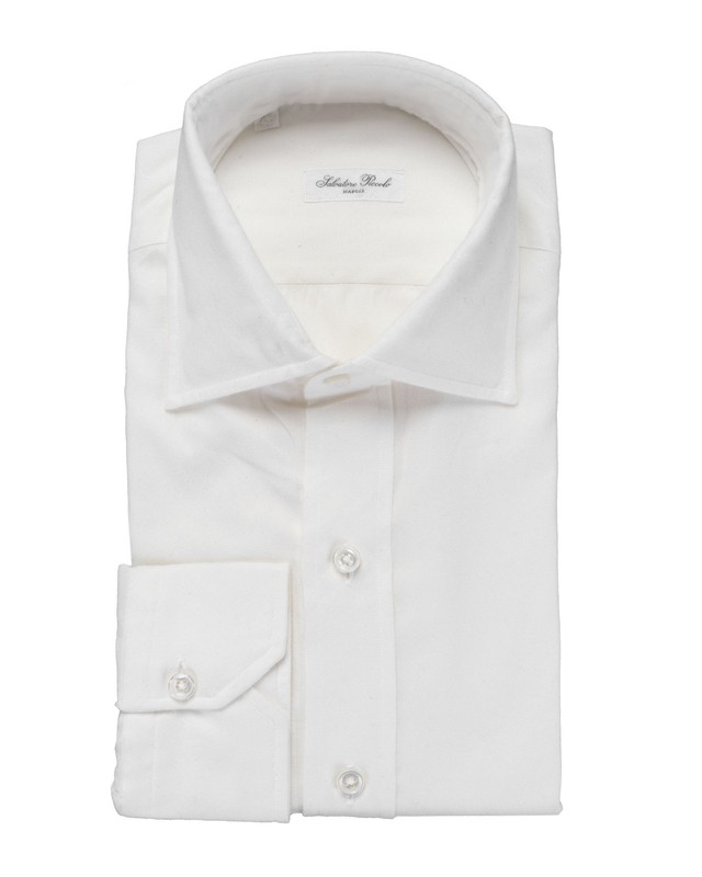 NWT SALVATORE PICCOLO DRESS SHIRT Napoli cotton handmade luxury Italy 40 15 3/4