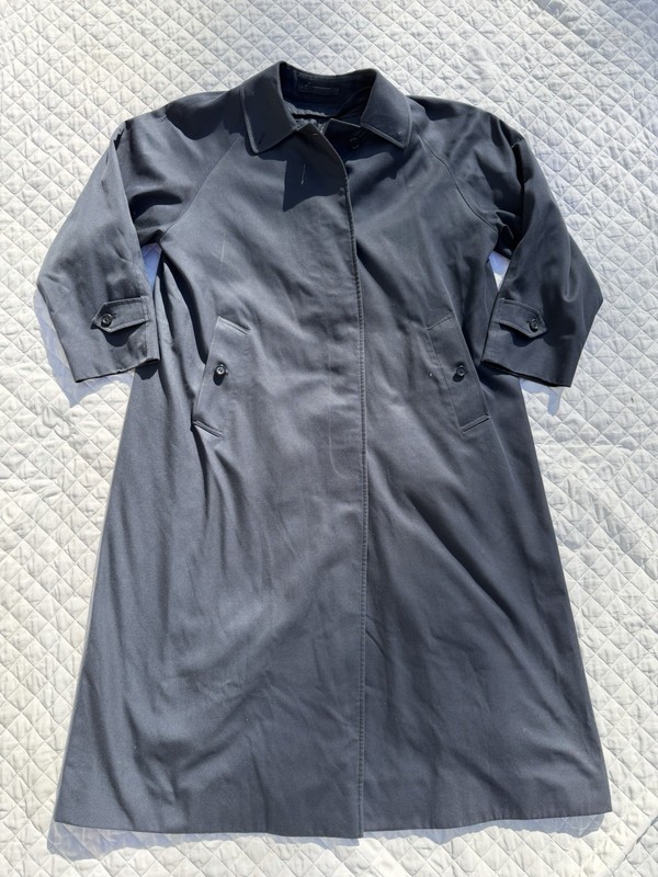 Burberrys’ of London Ambleside Sz 10 Ex Long Trench Coat W/plaid removable Liner