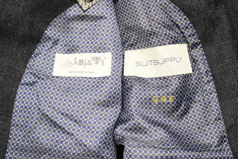 Suitsupply La Spalla Blazer Mens UK 44L Single Breasted Wool Check Notch gallery
