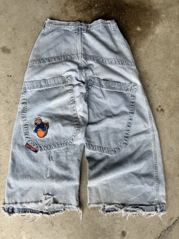 Y2K JNCO Wide Leg Fat Boy Jeans Size 32×30