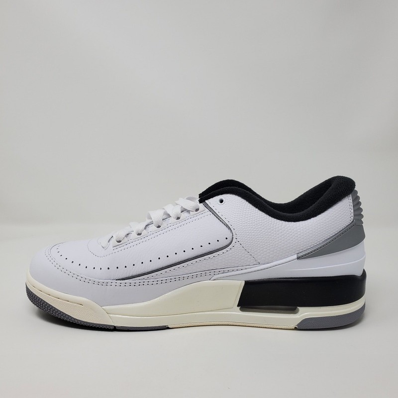 Nike Air Jordan 2/3 White Black Metallic Silver FD0383-148 Men's Size. 12 gallery