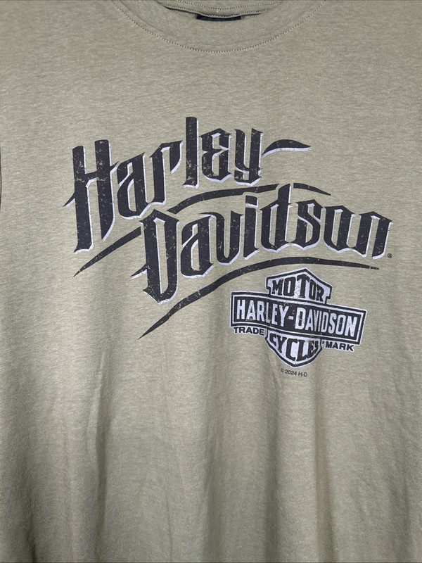 Harley-Davidson 1903 Men Logo Sleeveless Muscle Shirt Houston, Texas Sz Small gallery