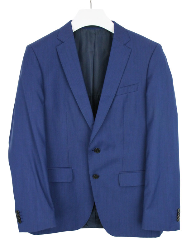 Hugo Boss Huge5/Genius3 Blazer Mens US 38 Wool Super 100 Formal Single Breasted