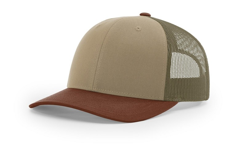 Richardson 115 115CH Trucker Hat Low Profile Adjustable Snapback Mesh Back OSFM gallery