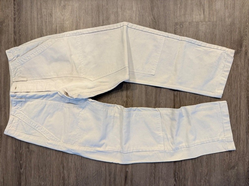 Imogene Willie Jeans size 33 Button Fly Straight Pintuck Natural Denim USA