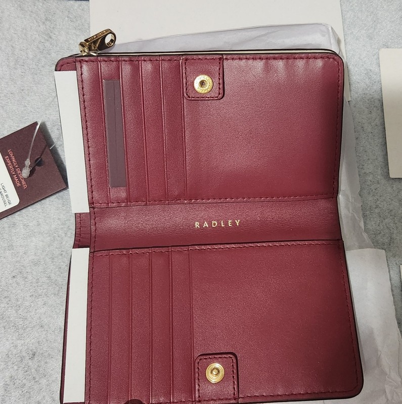 NWT Radley London Magic Carousel Medium Bifold Purse - 112788 Porcini gallery