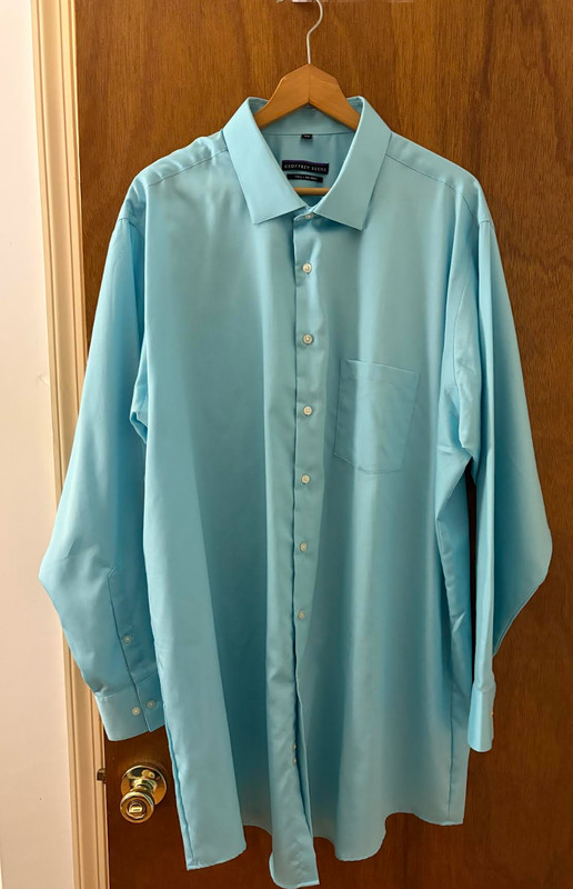 Geoffrey Beene Men’s Long Sleeve Button Down Shirt Size XL2 Long