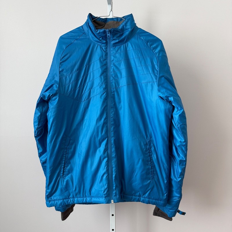 Salomon sz L Clima Pro Storm 20000 Padded Ski Jacket Mens Hiking Camping
