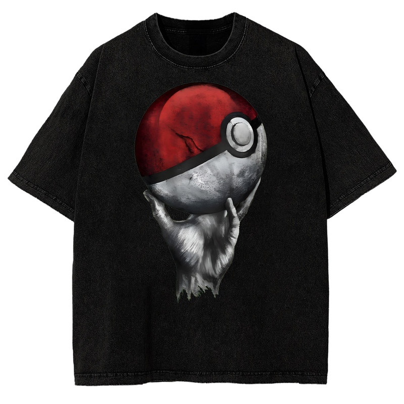 Distressed Anime Tee Poké Ball T-Shirt