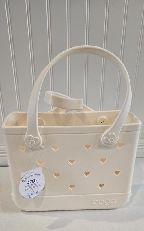 Bogg Baby Boggs Tote Bag Cloud with Hearts 11.5 X 8.5 X 4.5 New Beach