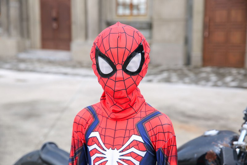 PS4 Spiderman Costume Tights Zentai Suit For Kids or Adult Cosplay Halloween gallery