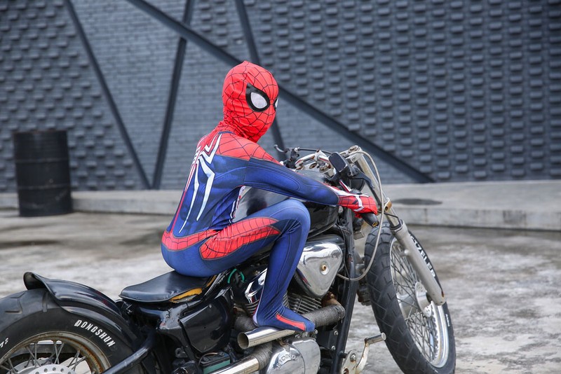 PS4 Spiderman Costume Tights Zentai Suit For Kids or Adult Cosplay Halloween gallery