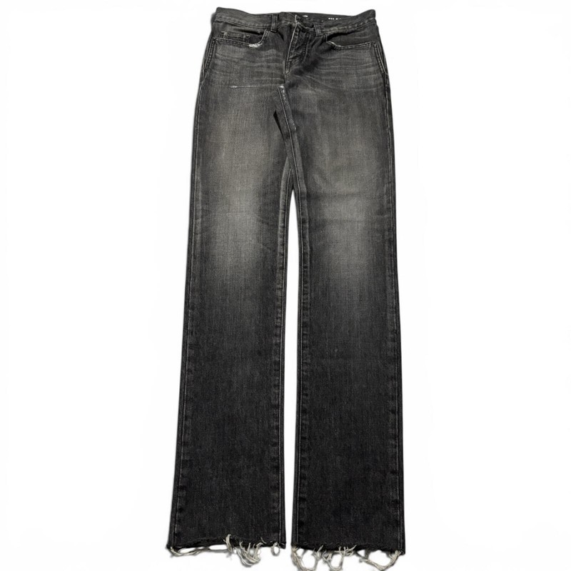 Saint Laurent Paris D02 Black Washed Denim Jeans