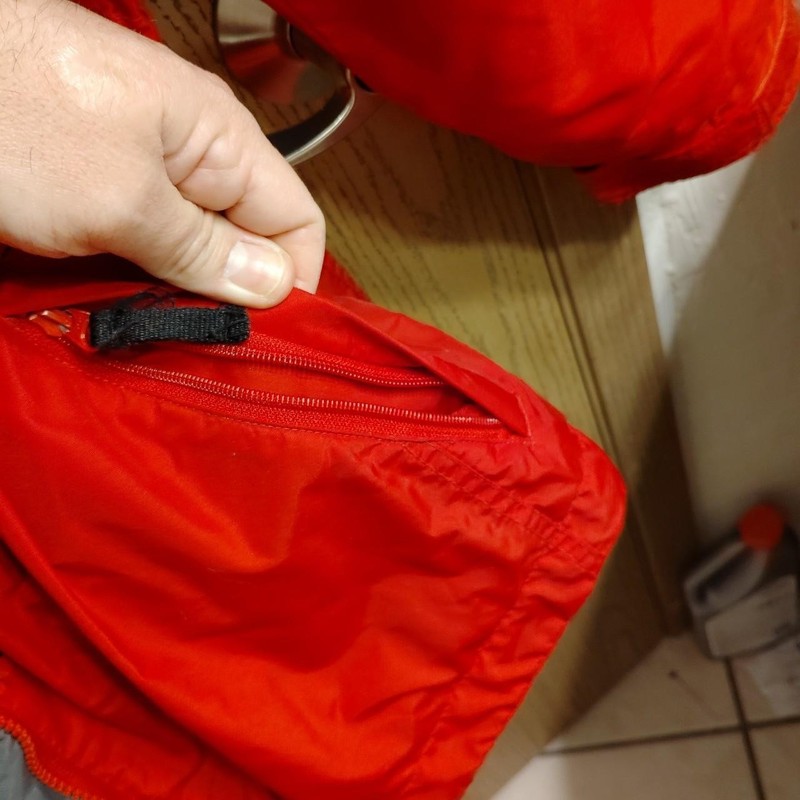 Columbia Women's L Red Gray Colorblock Jacket Full Zip Inner Pockets Lined Snap gallery