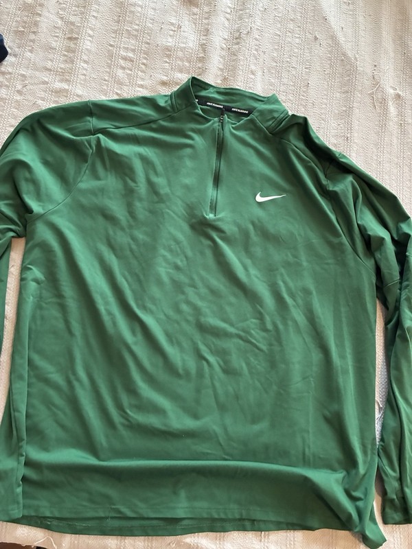 Nike Dri-Fit 1/4 Zip Green
