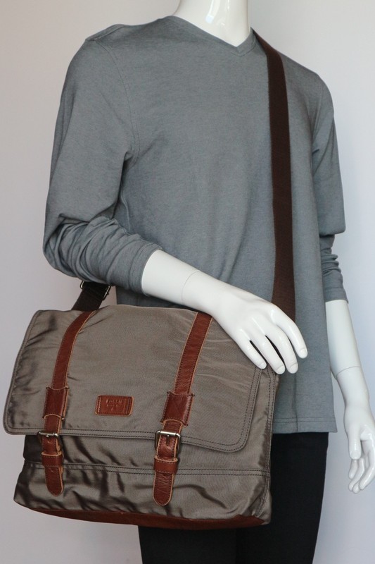 Fossil Canyon Messenger Bag Ash Gray SBG1069001 gallery