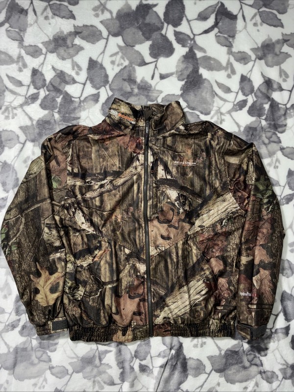 Field Stream No Scent Silver HydroProof Ultra Camo Waterproof Jacket Men’s Med