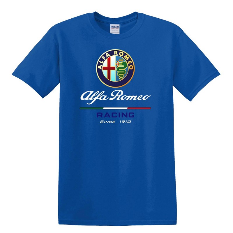 Alfa Romeo Racing Since 1910 Men’s Blue Size S-5XL