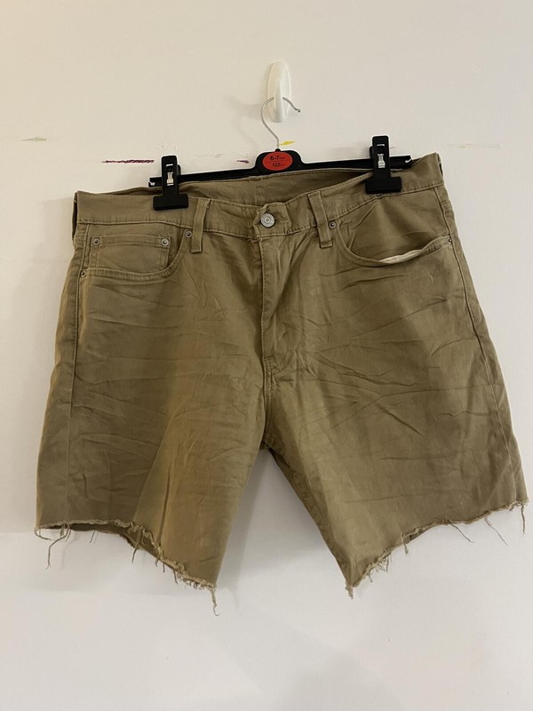 Levi’s 511 Short beige Denim W36 Cut off Grade B #92