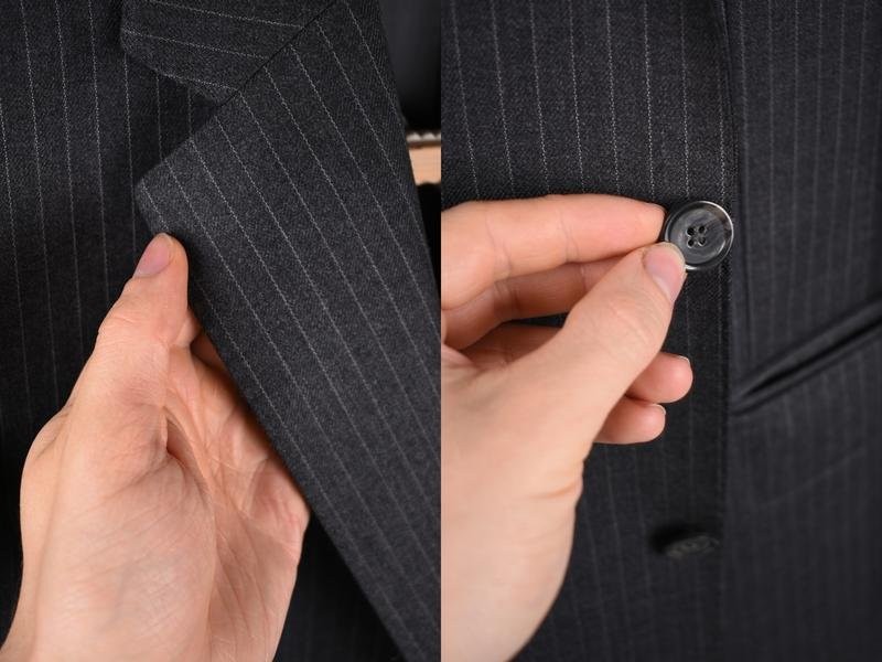 Men Eduard Dressler blazer black wool 40/L/48 gallery