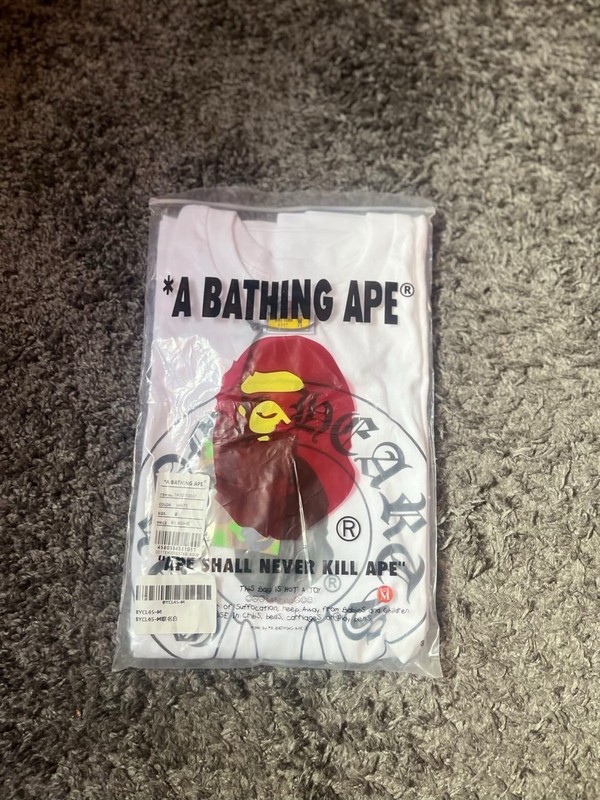 Bape x Chrome Hearts T-Shirt White, Size Medium, New with tags gallery