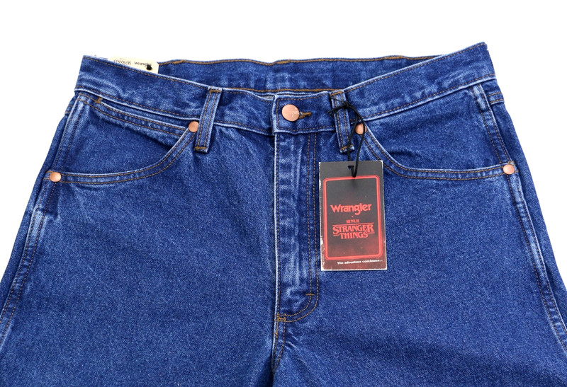 Wrangler x Stranger Things 13MWZ Cowboy Cut Jeans Dark Indigo 14.25 oz. Denim gallery