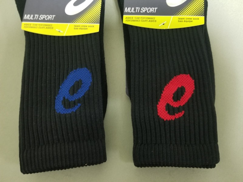 New Asics Multi-Sport Logo Team Crew Socks. 4 Colors To Choose. gallery